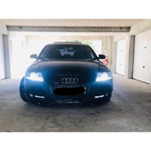 Carica l'immagine nel visualizzatore di Gallery, Set fari anteriori con autentico DRL luci per Audi A6 C6 04.2004-2008 berlina/wagon, sinistro e destro tuning