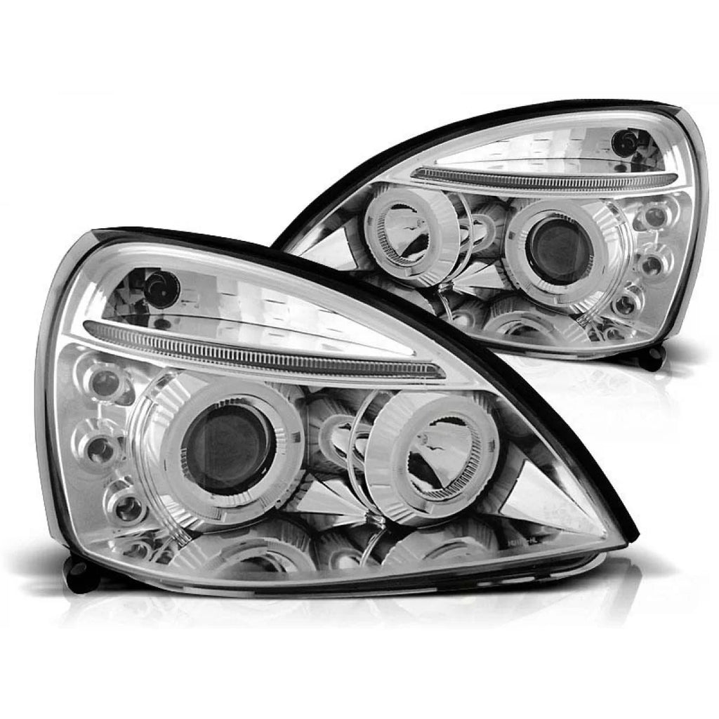 Set fari anteriori per RENAULT CLIO II 06.2001-09.2005, sinistro e destro tuning