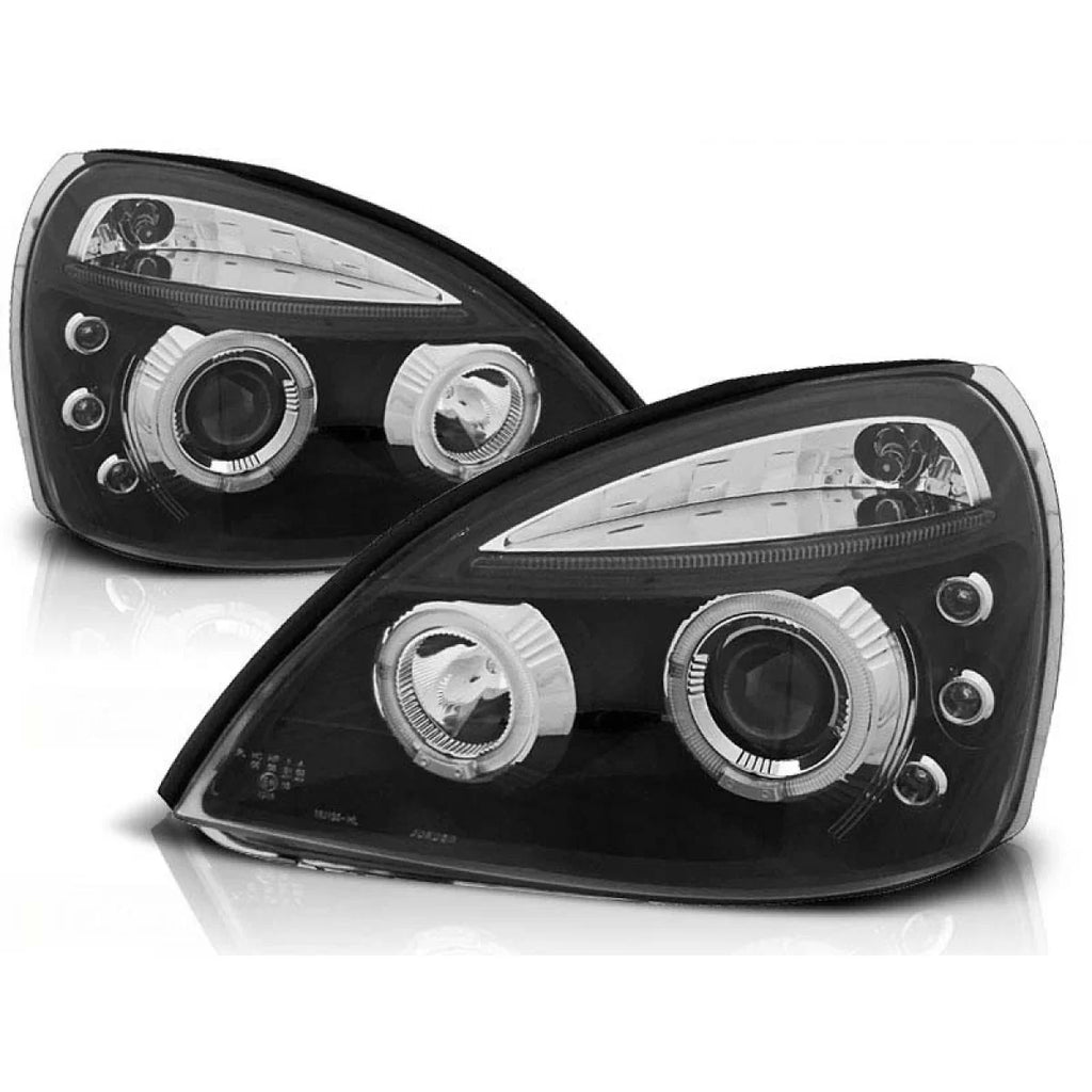 Set fari anteriori per RENAULT CLIO II 06.2001-09.2005, sinistro e destro tuning
