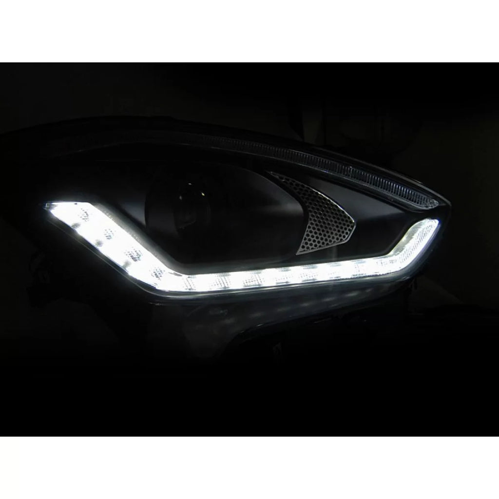 Set fari anteriori per Suzuki Swift dal 2017 con nero base, sinistro e destro tuning