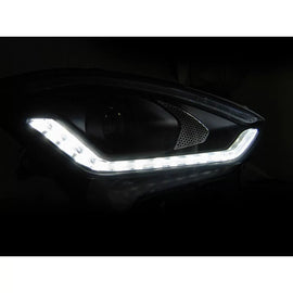 Set fari anteriori per Suzuki Swift dal 2017 con nero base, sinistro e destro tuning