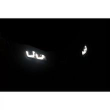 Carica l'immagine nel visualizzatore di Gallery, Set fari anteriori per VW Golf VI 2008-2012 con nero base, sinistro e destro tuning