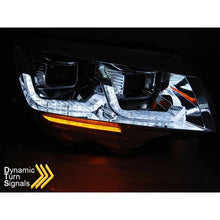 Set fari anteriori per VW T6.1 dal 2020 con cromato base, sinistro e destro tuning