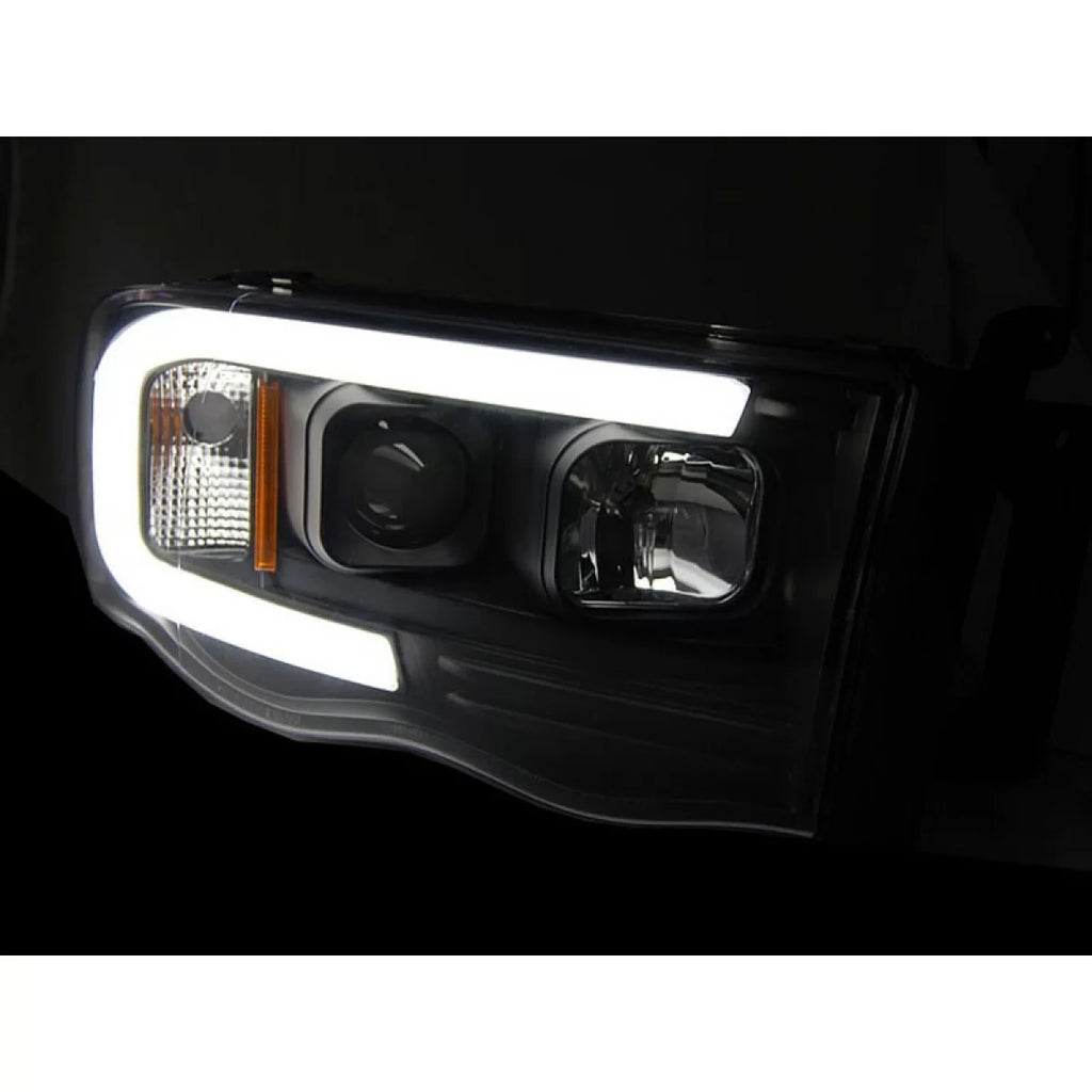 TUNING fari anteriori per DODGE RAM 02-06 a guida di luce con nero
