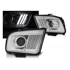 TUNING fari anteriori per FORD MUSTANG 04-09 a guida di luce con X