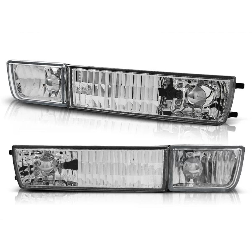 Freccia set in il paraurti per VW Golf III 1991-1997/Vento 1992-1998 con cromato base sinistro + destro tuning