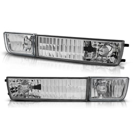 Freccia set in il paraurti per VW Golf III 1991-1997/Vento 1992-1998 con cromato base sinistro + destro tuning