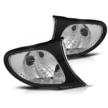 Freccia set per il faro anteriore per BMW Serie 3 E46 berlina/wagon 2001-2005 con cromato base e nero cornice sinistro +