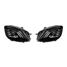 LED kit fari anteriori per Mercedes Classe S W222 2013-2017 con modules con an A design kit per restyling W222, nero
