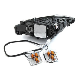 LED Set fari anteriori per BMW Serie 3 F30, F31 2015-2018 con cromato base, sinistro e destro, per il modello