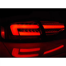 Carica l'immagine nel visualizzatore di Gallery, Kit fanali posteriori LED per Audi A4 berlina 2012-2015 rosso/bianco base, sinistro e destro tuning