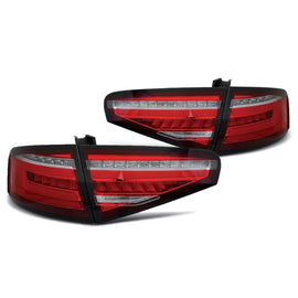 Kit fanali posteriori LED per Audi A4 berlina 2012-2015 rosso/bianco base, sinistro e destro tuning