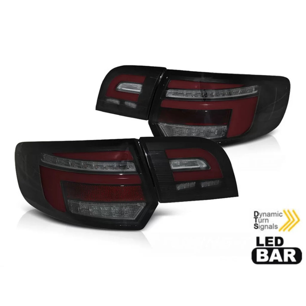 Set fanali posteriori LED per Audi A3 8P sportback 2008-2012 completamente fumé base, sinistro e destro tuning
