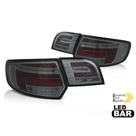 Set fanali posteriori LED per Audi A3 8P sportback 2008-2012 completamente fumé base, sinistro e destro tuning