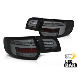 Set fanali posteriori LED per Audi A3 8P Sportback 2003-2008 completamente fumé base, sinistro e destro tuning