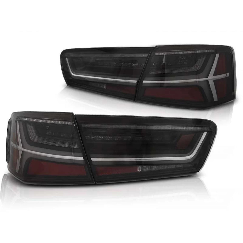 Set fanali posteriori LED per Audi A6 C7 2011-2014 fumé, sinistro e destro tuning