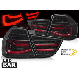 Set fanali posteriori LED per BMW Serie 3 E90 2009-2011 fumé, sinistro e destro tuning