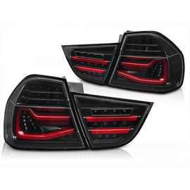 Set fanali posteriori LED per BMW Serie 3 E90 2009-2011 fumé, sinistro e destro tuning