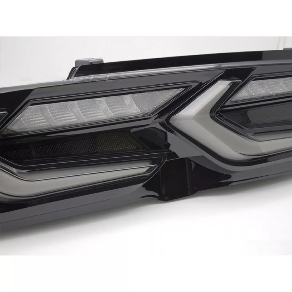 Set fanali posteriori LED per Chevrolet Camaro 2019-2023, con dinamico Indicatore di direzione, nero fumé base, sinistro