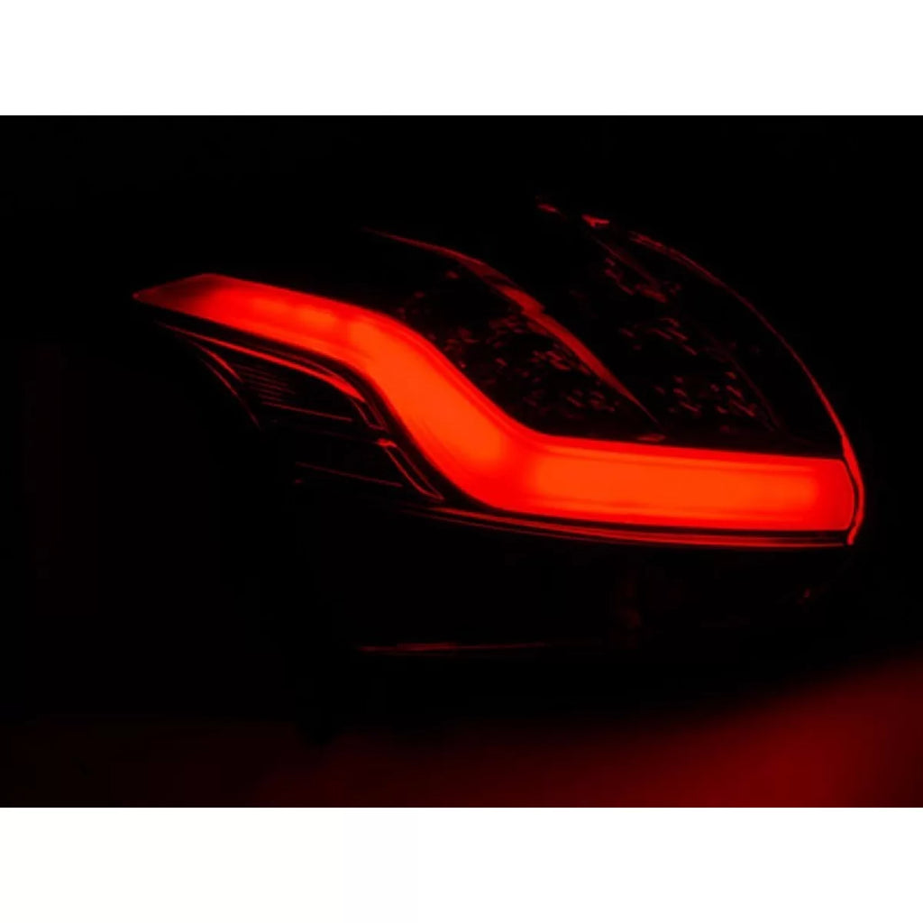 Set fanali posteriori LED per Ford Focus hatchback 2011-2014 con completamente fumé base, sinistro e destro tuning