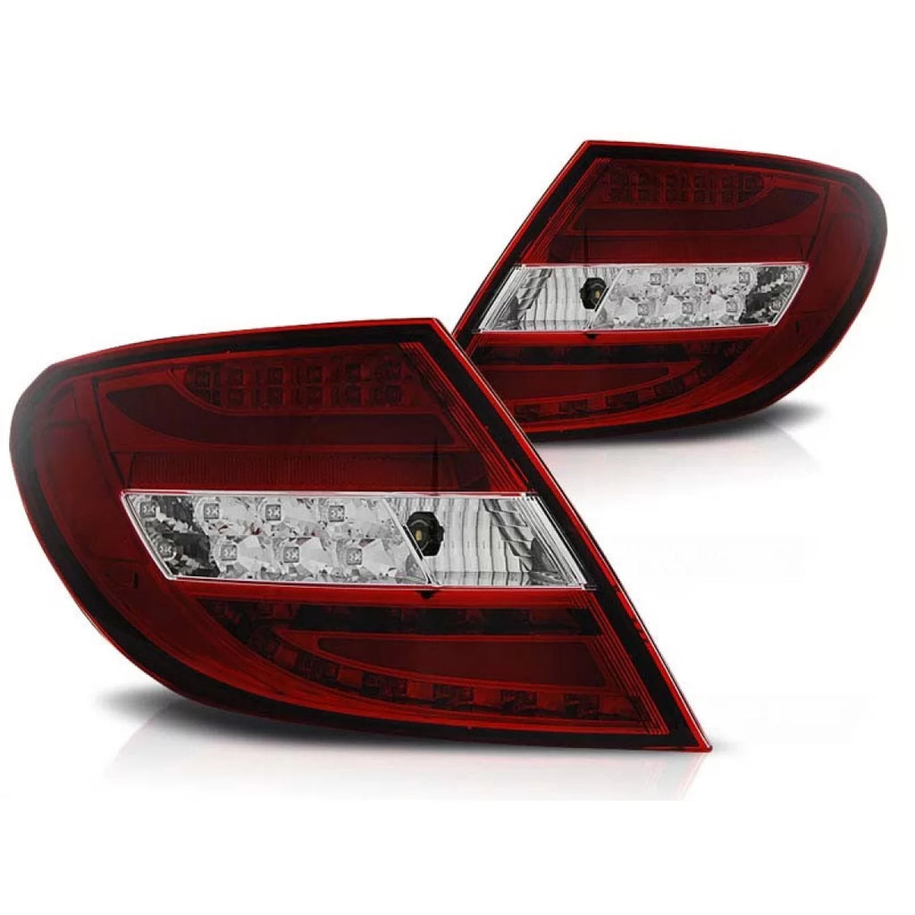 Set fanali posteriori LED per Mercedes Classe C W204 2007-2010 berlina, sinistro e destro tuning