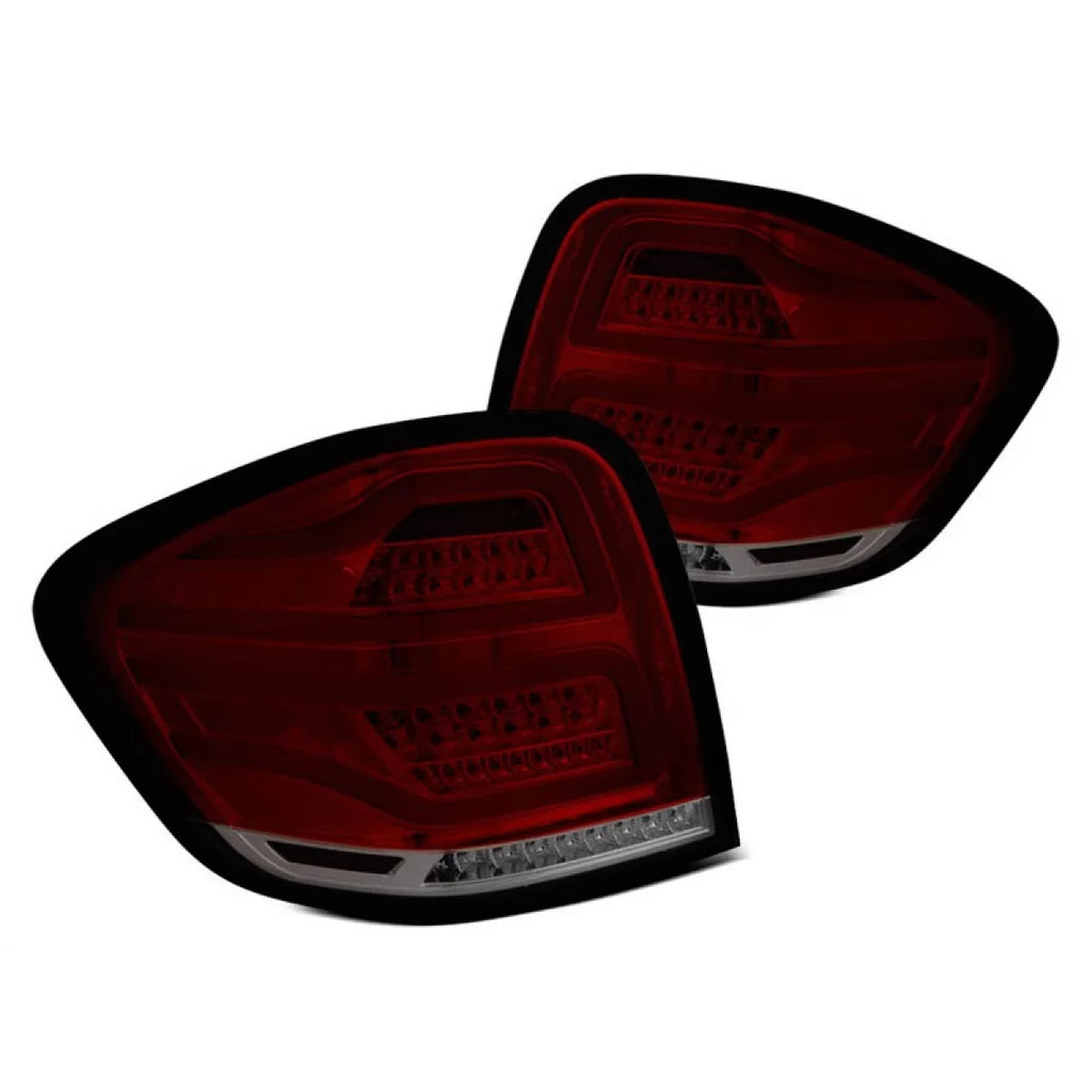 Set fanali posteriori LED per Mercedes ML W164 2005-2008 fumé, 5 perni, sinistro e destro tuning