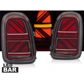 Set fanali posteriori LED per Mini Cooper Countryman F60 2016-2020 con rosso base, con 