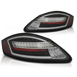 Set fanali posteriori LED per Porsche Boxster 987/Cayman 2005-2008 con rosso base, sinistro e destro tuning