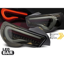 Set fanali posteriori LED per Toyota GT86 2012-2021 con fumé base, sinistro e destro tuning