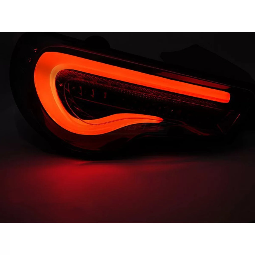 Set fanali posteriori LED per Toyota GT86 2012-2021 con rosso base, sinistro e destro tuning