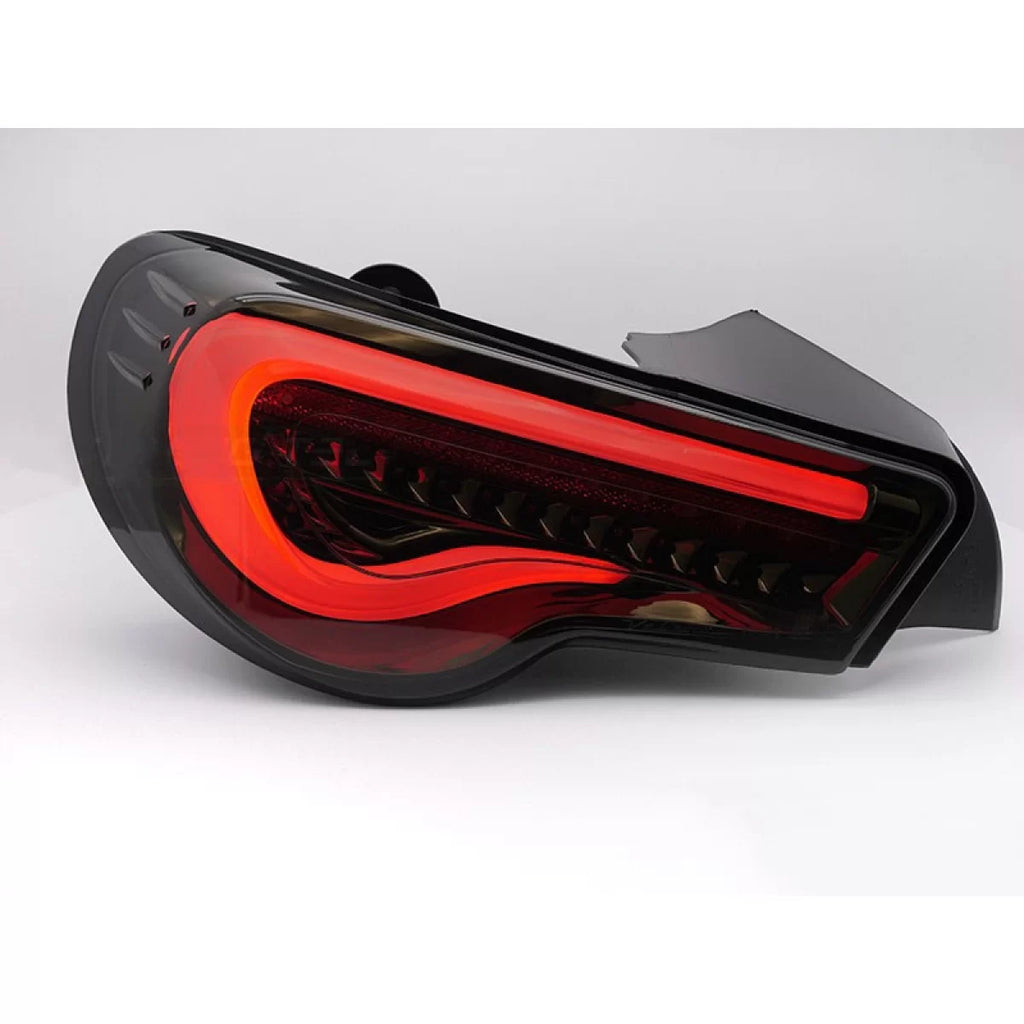 Set fanali posteriori LED per Toyota GT86 2012-2021 con fumé base, sinistro e destro tuning