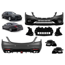 Kit carrozzeria tuning tipo B design per Mercedes Classe S W222 2017-2020, senza Minigonne
