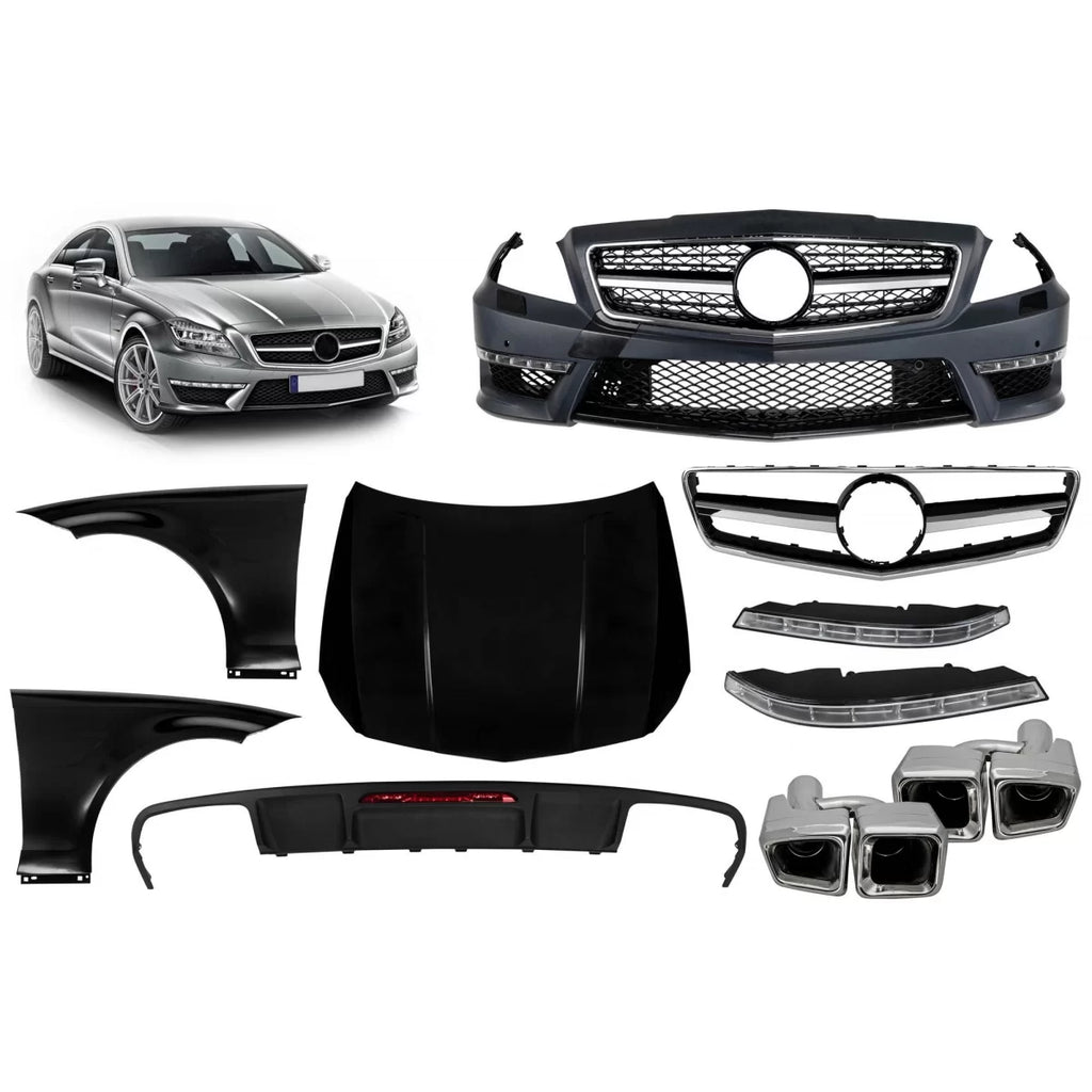 Kit carrozzeria tuning tipo CLS63 per Mercedes CLS C218 2011-2018
