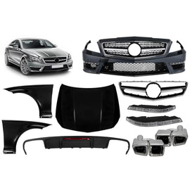 Kit carrozzeria tuning tipo CLS63 per Mercedes CLS C218 2011-2018