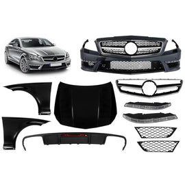 Kit carrozzeria tuning tipo CLS63 per Mercedes CLS C218 2011-2017