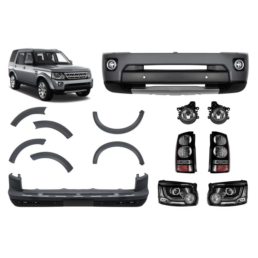 Kit carrozzeria tuning tipo Discovery 4 restyling design per Land Rover Discovery 3 L319 2004-2009