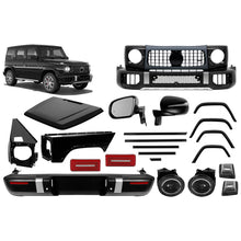 Carica l'immagine nel visualizzatore di Gallery, Kit carrozzeria tuning tipo G63 per Mercedes Classe G W463 2012-2018 conversione a W465
