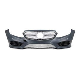 Kit carrozzeria tuning tipo Line per Mercedes Classe E W212 berlina 2014-2016 con cromato terminali