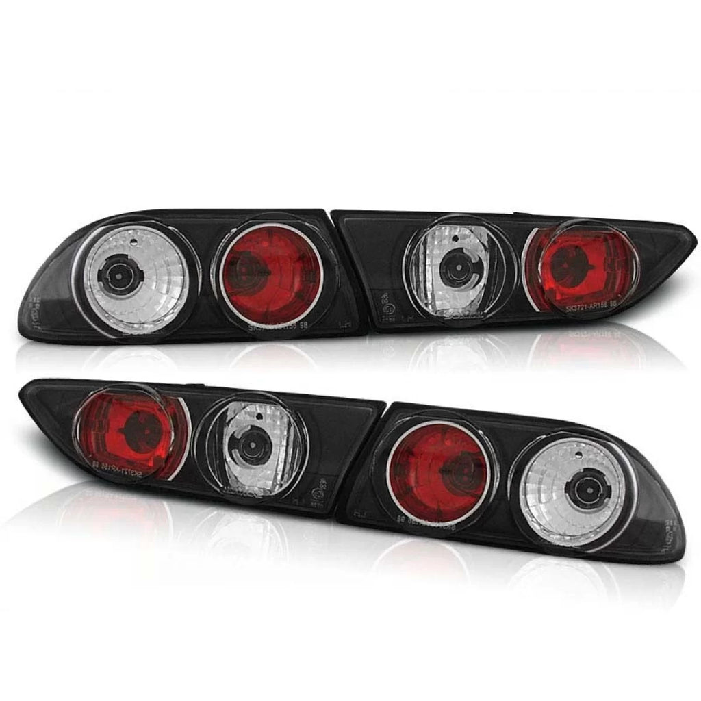 Set fanali posteriori per Alfa Romeo 156 10.1997-06.2003 berlina/wagon con nero base, sinistro e destro tuning