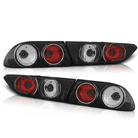Set fanali posteriori per Alfa Romeo 156 10.1997-06.2003 berlina/wagon con nero base, sinistro e destro tuning