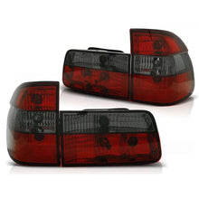 Carica l'immagine nel visualizzatore di Gallery, Set fanali posteriori per BMW E39 09.1995-08.2000 station wagon con rosso e fumé base, sinistro e destro tuning