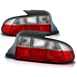 Set fanali posteriori per BMW Z3 01.1996-1999 cabriolet con rosso e bianco base, sinistro e destro tuning