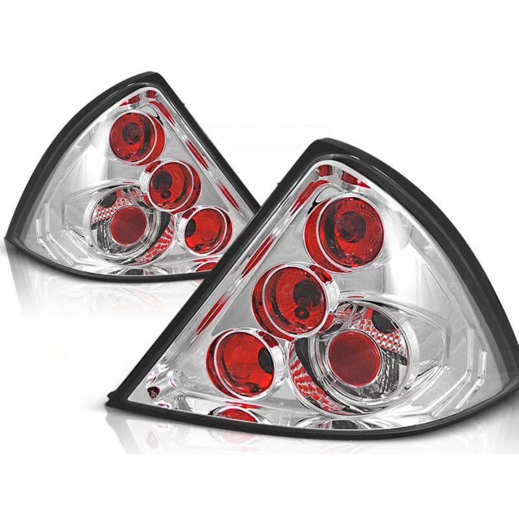 Set fanali posteriori per Ford MONDEO MK3 09.2000-2007 Liftback con cromato base, sinistro e destro tuning