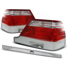 Set fanali posteriori per Mercedes W140 1995-10.1998 con rosso e bianco base, sinistro e destro tuning