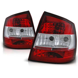 Set fanali posteriori per Opel ASTRA G 09.1997-02.2004 3/5 porte, hatchback con rosso e bianco base, sinistro e destro