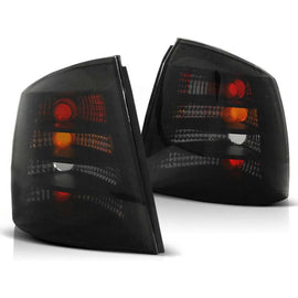 Set fanali posteriori per Opel ASTRA G 09.1997-02.2004 3/5 porte, hatchback completamente fumé, sinistro e destro tuning
