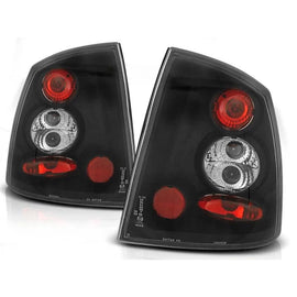 Set fanali posteriori per Opel ASTRA G 09.1997-02.2004 berlina, cabriolet, coupe con nero base, sinistro e destro tuning