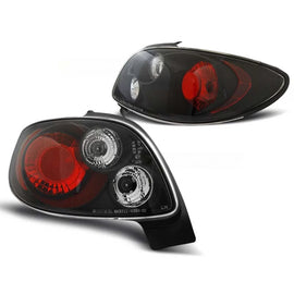 Set fanali posteriori per Peugeot 206 CC 10.1998- con nero base, sinistro e destro tuning