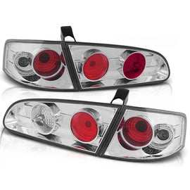 Set fanali posteriori per Seat IBIZA 6L 04.2002-2008 berlina/hatchback con cromato base, sinistro e destro tuning
