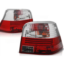 Set fanali posteriori per Volkswagen GOLF 4 09.1997-09.2003 hatchback con rosso e bianco base, sinistro e destro tuning
